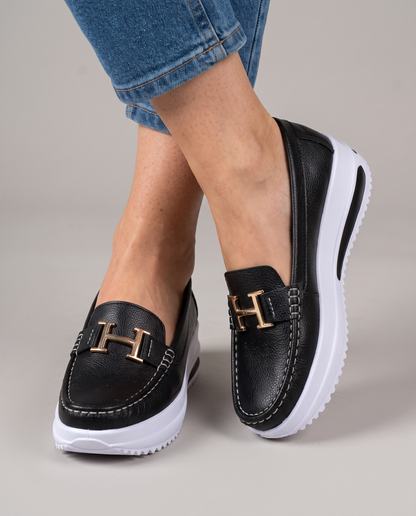 VELLARI | Mocassini Platform con Morsetto Metallico