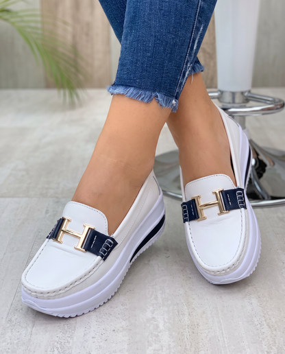 VELLARI | Mocassini Platform con Morsetto Metallico